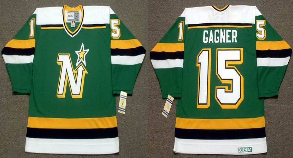 2019 Men Dallas Stars #15 Gagner Green CCM NHL jerseys